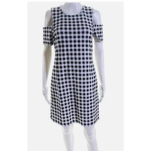 Michael Kors Gingham Print Dress - Picture 7 of 7